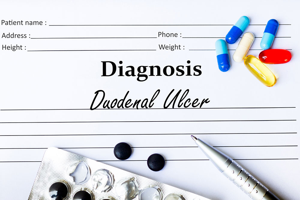 Duodenal ulcer &#8211; Causes and symptoms