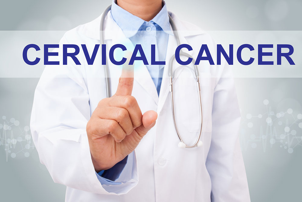 Stages of cervical cancer and the associated signs