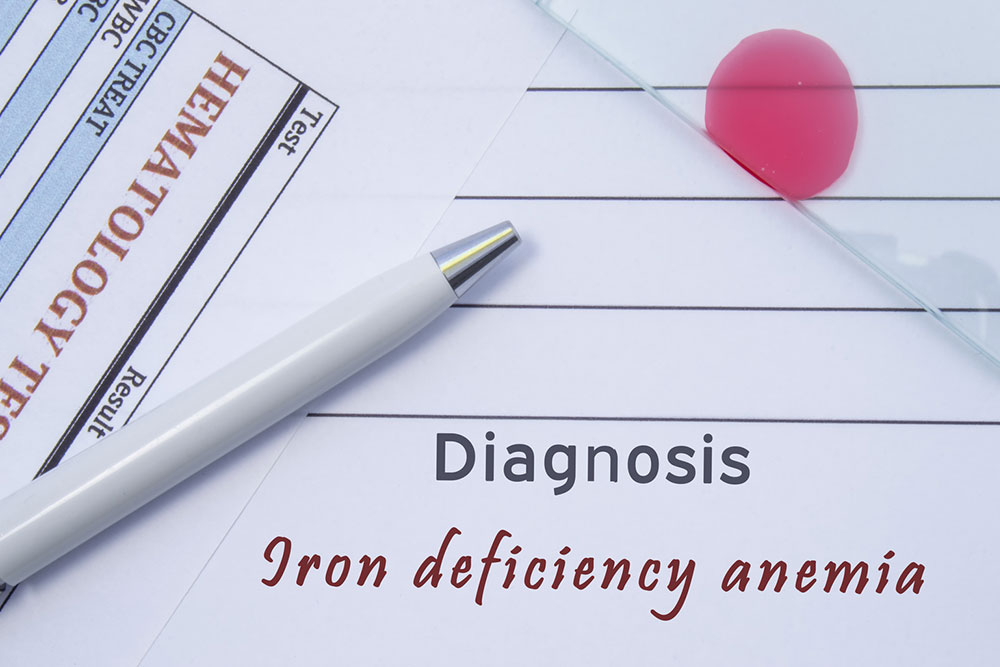 7 commons symptoms of an iron deficiency